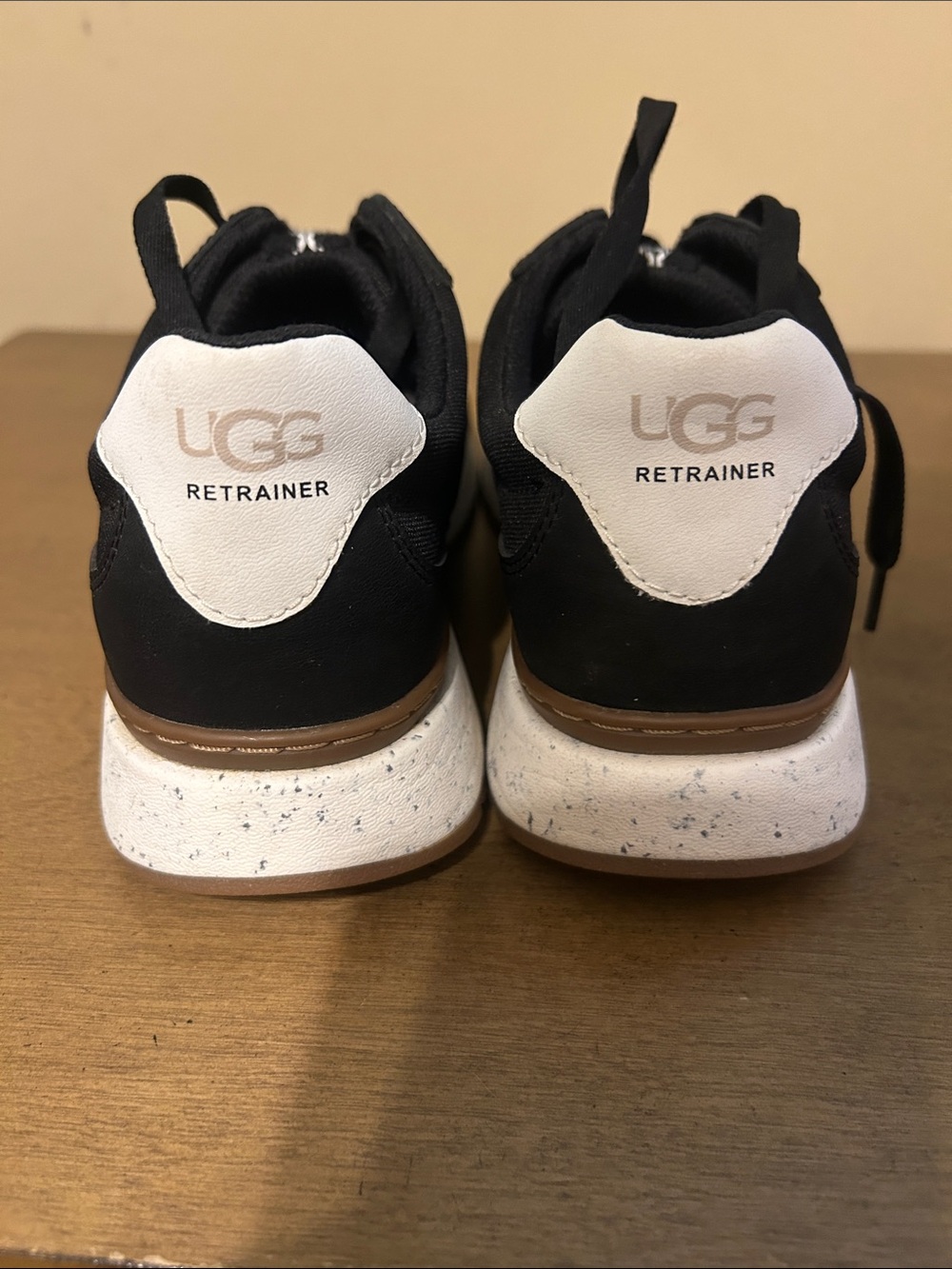 UGG Retrainer Men's Black, White, and Brown Sneakers